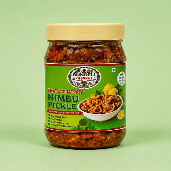 Bundeli_Jayka_Khatta_Chatpata_Lemon_Pickle_250_G
