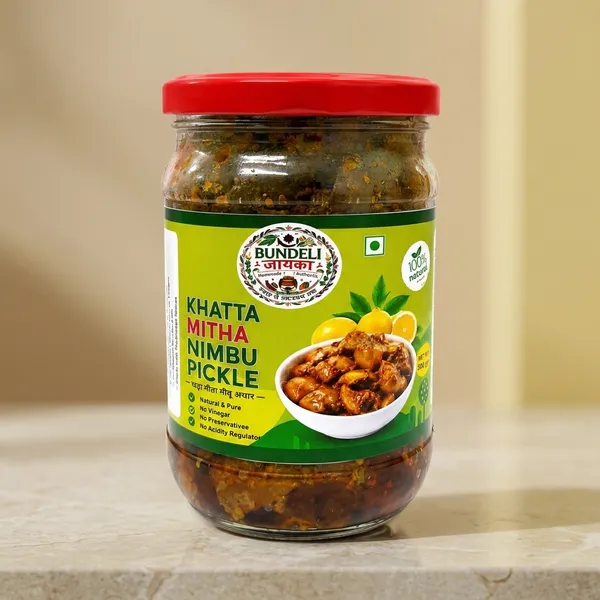 Bundeli_Jayka_Khatta_Meetha_Lemon_Pickle_500_G