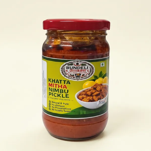 Bundeli_Jayka_Khatta_Meetha_Lemon_Pickle_250_G
