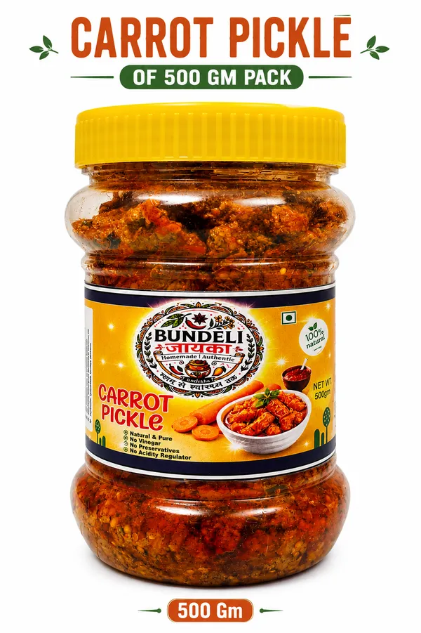 Bundeli_Jayka_Carrot_Pickle_500_G
