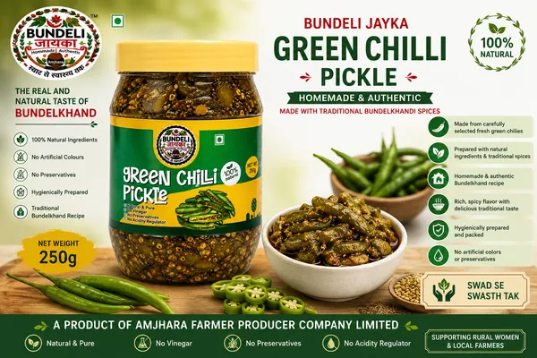 Bundeli_Jayka_Green_Chilli_Pickle_250_G