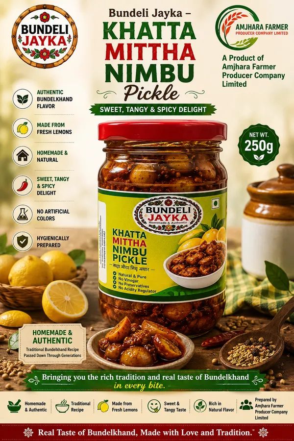 Bundeli_Jayka_Khatta_Meetha_Lemon_Pickle_250_G