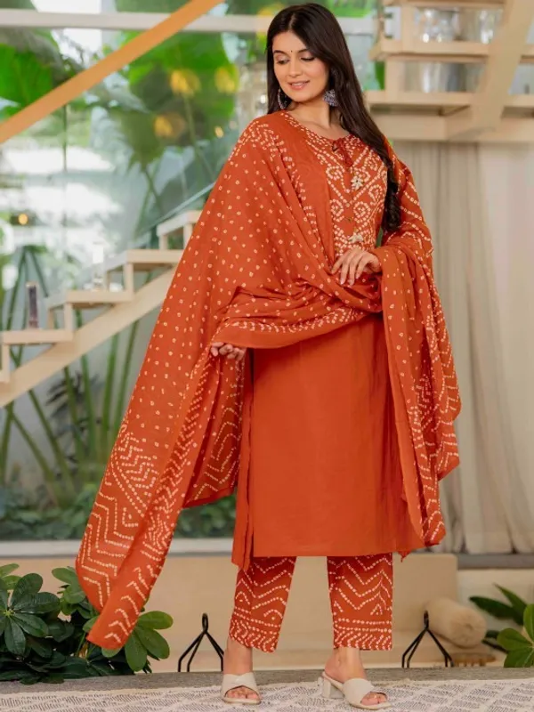 JaipuriSilk.com_Women's_Rust_Orange_Bandhani_Printed_Cotton_Kurta_Pant_Set_with_Cotton_Dupatta_|_Traditional_Ethnic_Wear_|_Festive_&_Casual_Suit_Set