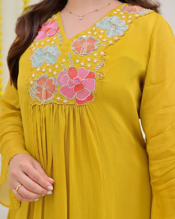 Mustard_Yellow_Floral_Embroidered_A-Line_Kurta_with_Palazzo_Set_for_Women_|_Elegant_Ethnic_Wear_|_Festive_&_Casual_Outfit
