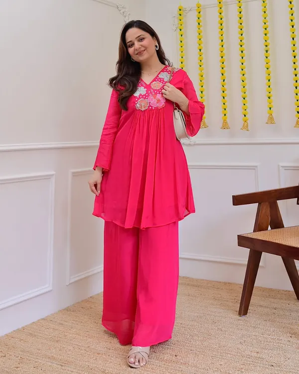 Pink_Floral_Embroidered_A-Line_Kurta_with_Palazzo_Set_for_Women_|_jaipuristyle