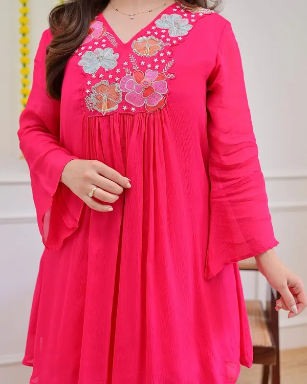 Pink_Floral_Embroidered_A-Line_Kurta_with_Palazzo_Set_for_Women_|_jaipuristyle