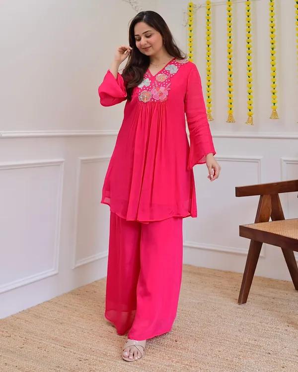 Pink_Floral_Embroidered_A-Line_Kurta_with_Palazzo_Set_for_Women_|_jaipuristyle