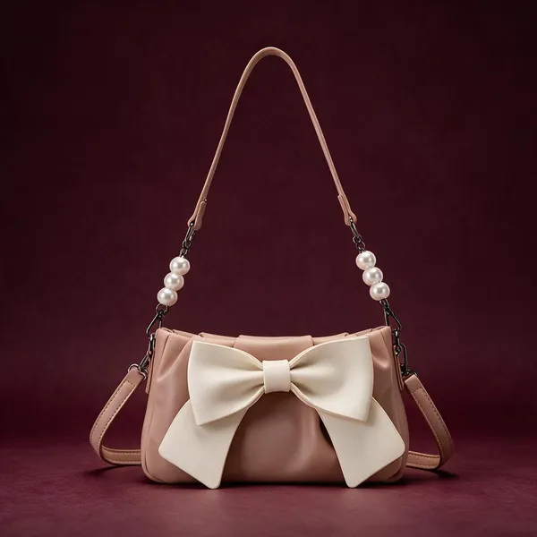 Pink_Bow_Detail_Shoulder_Handbag_for_Women