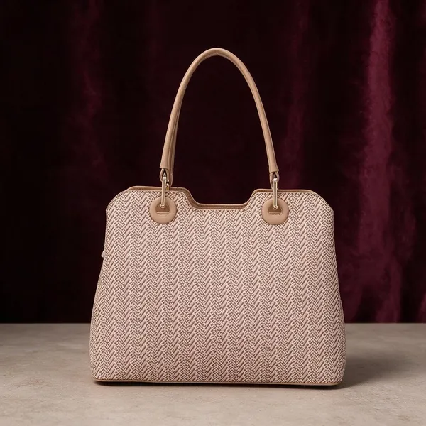 Beige_Patterned_Structured_Tote_Handbag_for_Women
