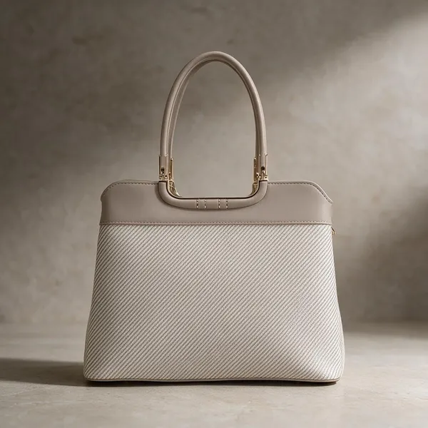 Beige_Structured_Striped_Tote_Handbag