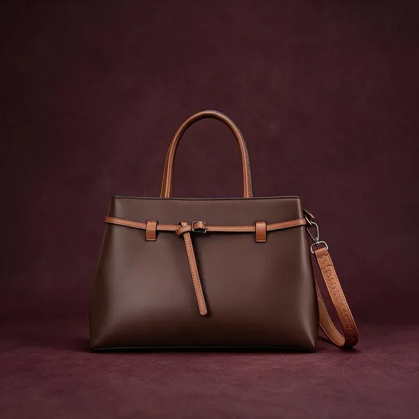 Brown_Drawstring_Tote_Handbag