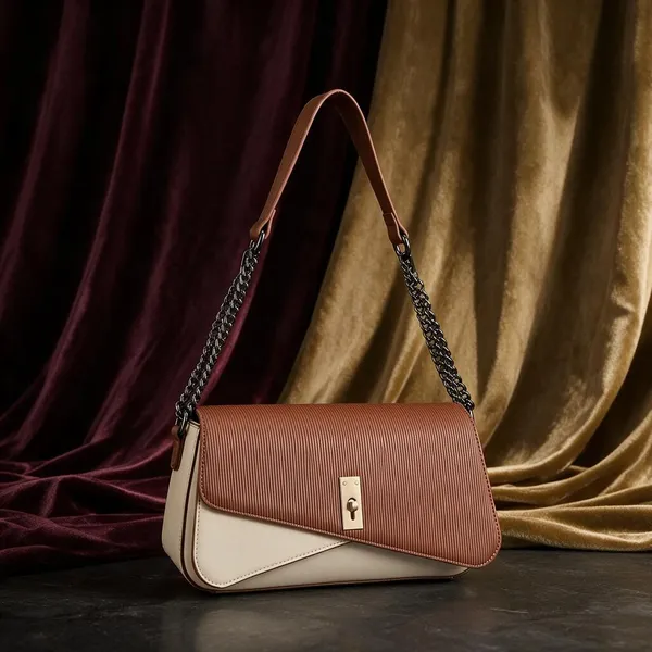 Evara_Brown_and_Cream_Two-Tone_Structured_Shoulder_Bag