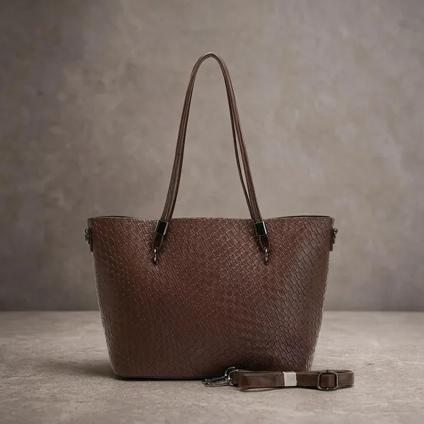 Brown_Woven_Textured_Tote_Bag_with_Detachable_Strap