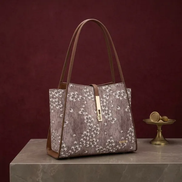 Brown_Floral_Embellished_Structured_Tote_Bag_for_Women