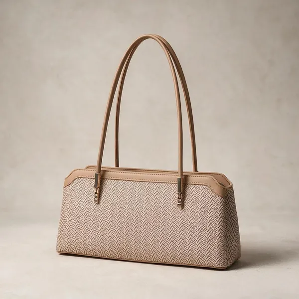 Brown_Textured_Pattern_Shoulder_Bag_for_Women