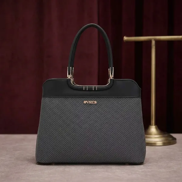 Black_Textured_Structured_Handbag_for_Women