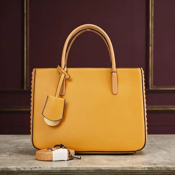 Evara_Yellow_Structured_Handbag_with_Detachable_Strap