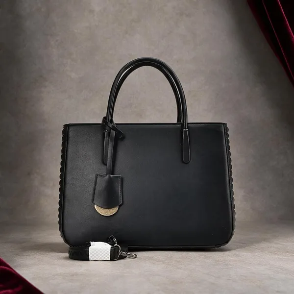 Black_Leather_Structured_Tote_Bag_with_Detachable_Strap