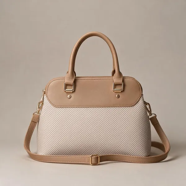 Beige_Striped_Dome_Structured_Handbag_for_Women