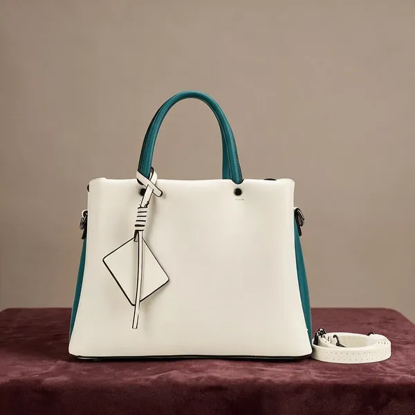 Evara_White_Teal_Structured_Tote_Bag_for_Women