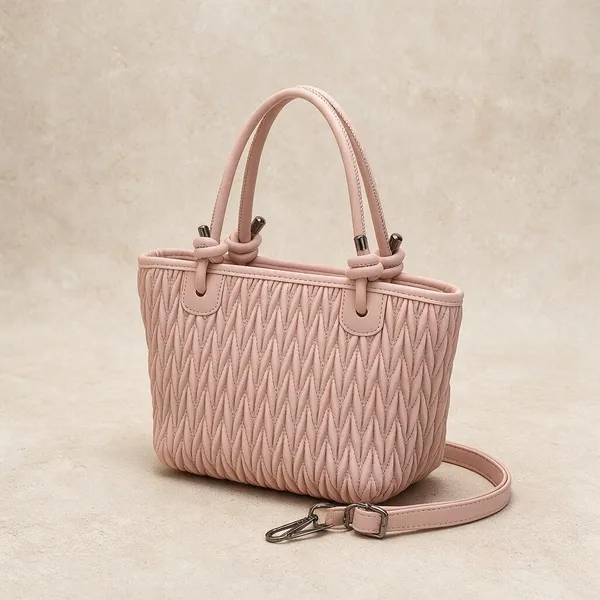 Pink_Quilted_Matelasse_Tote_Bag_with_Detachable_Strap_for_Women