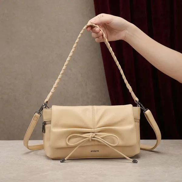 Beige_Vegan_Leather_Bow_Detail_Shoulder_Bag_for_Women