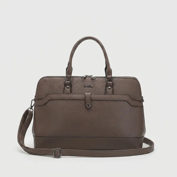 Brown_Leather_Structured_Dome_Handbag_with_Detachable_Strap