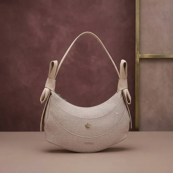 Beige_Textured_Crescent_Shoulder_Bag_for_Women