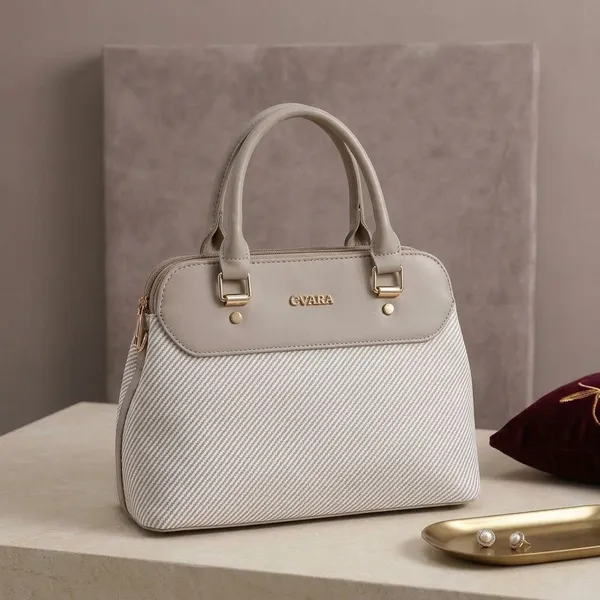 Beige_Textured_Diagonal_Stripe_Structured_Handbag_for_Women
