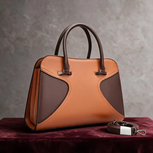 Evara_Orange_Brown_Color_Block_Structured_Handbag_for_Women