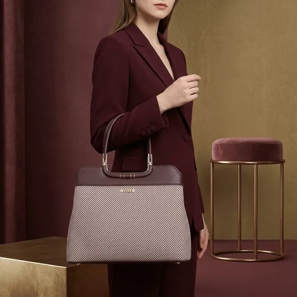 Brown_Striped_Pattern_Structured_Handbag_for_Women