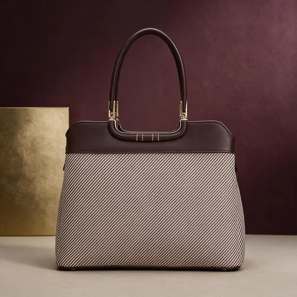 Brown_Striped_Pattern_Structured_Handbag_for_Women