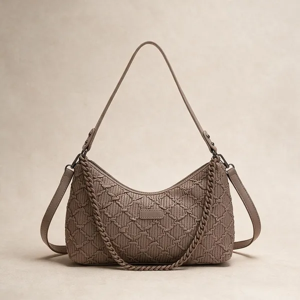 Beige_Textured_Quilted_Shoulder_Bag_for_Women