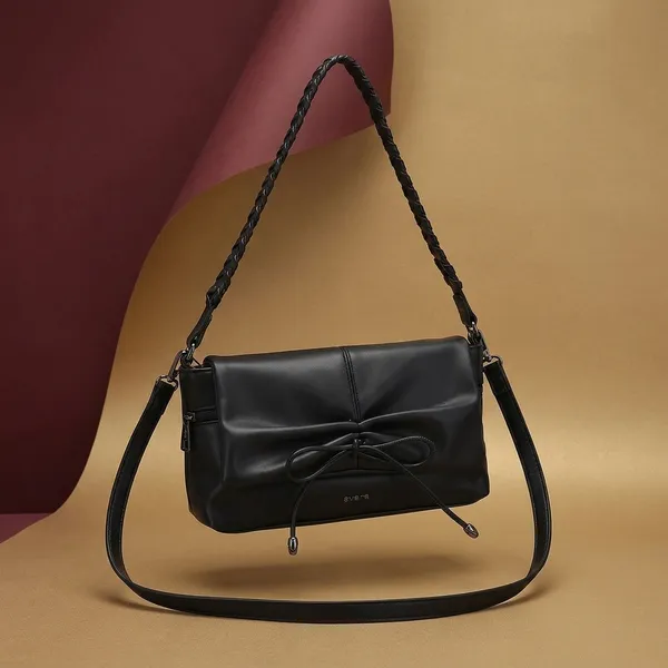Black_Vegan_Leather_Shoulder_Bag_with_Braided_Handle