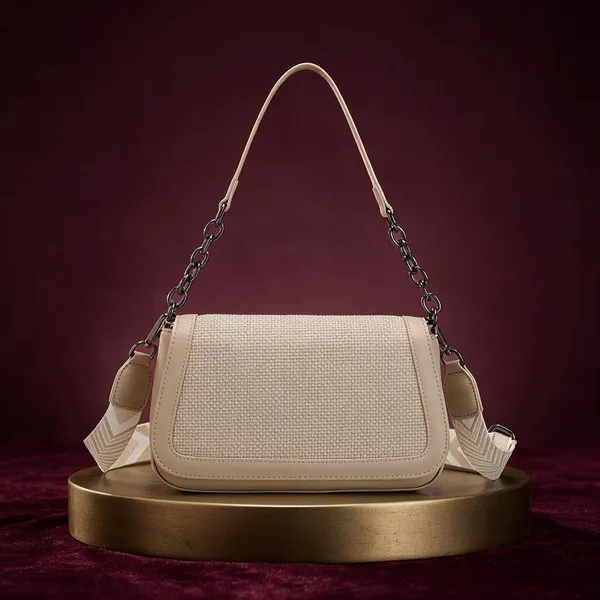 Beige_Textured_Flap_Crossbody_Bag_with_Chain_Detail