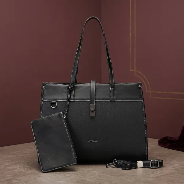 Black_Leather_Structured_Tote_Bag_with_Pouch_for_Women
