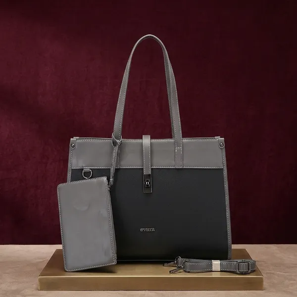 Grey_Black_Colourblock_Structured_Tote_Bag_for_Women