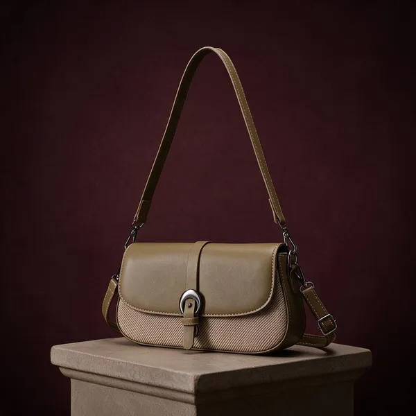 Beige_Leather_Textured_Flap_Shoulder_Bag_for_Women