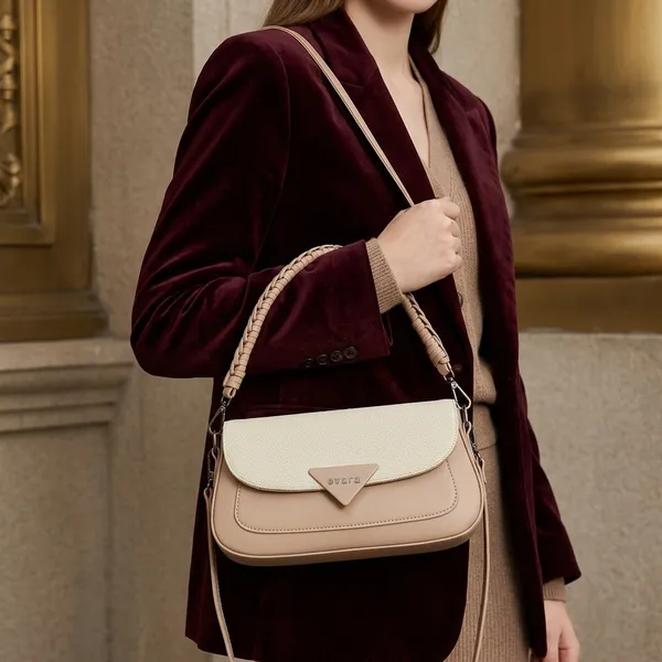 Beige_Cream_Two_Tone_Structured_Handbag_for_Women