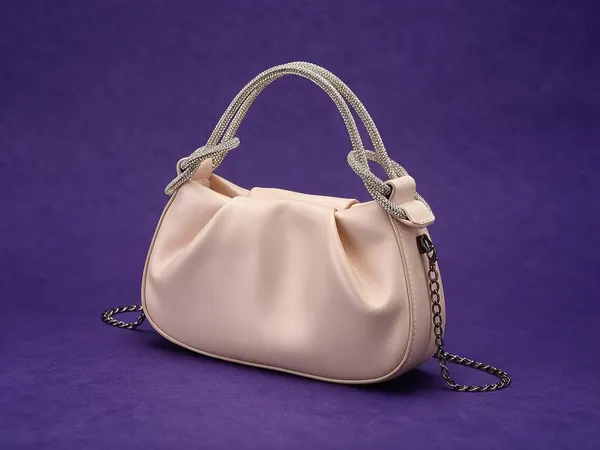 Pink_Ruched_Handbag_with_Embellished_Handle_for_Women