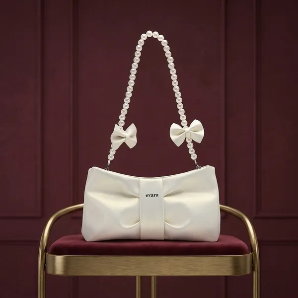 Ivory_Satin_Bow_Pearl_Handle_Clutch_Bag_for_Women
