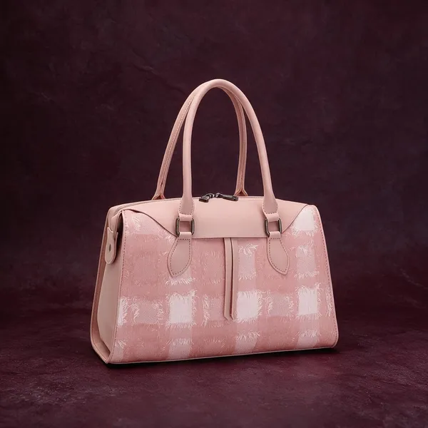 Pink_Patent_Structured_Satchel_Handbag_for_Women