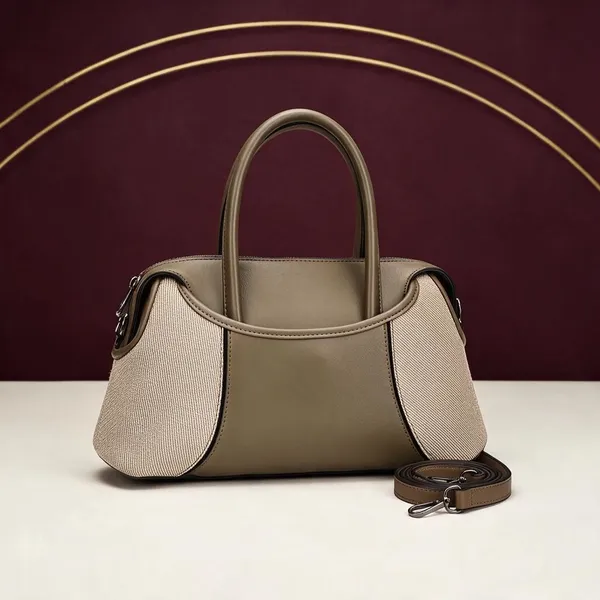 Beige_Textured_Panel_Structured_Handbag_for_Women