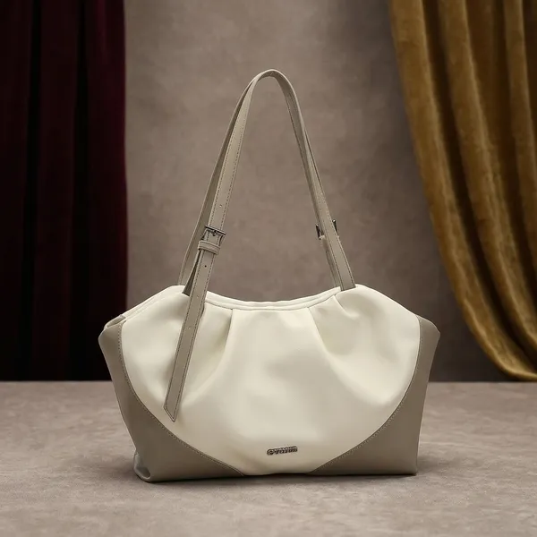 Cream_and_Grey_Two-Tone_Shoulder_Bag_for_Women