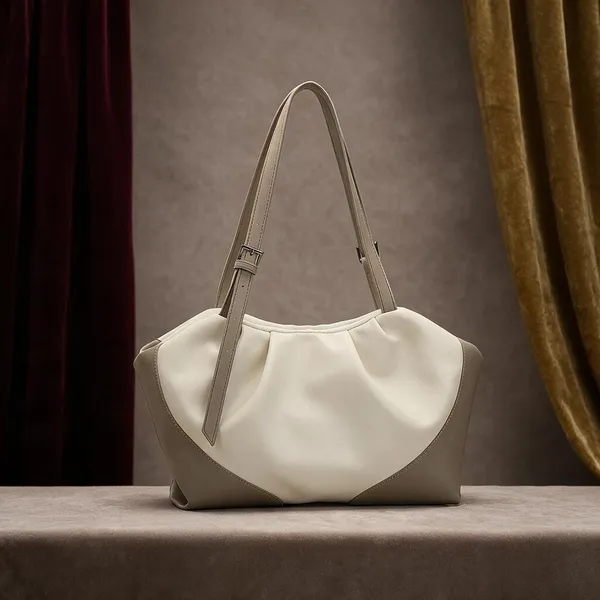 Cream_and_Grey_Two-Tone_Shoulder_Bag_for_Women