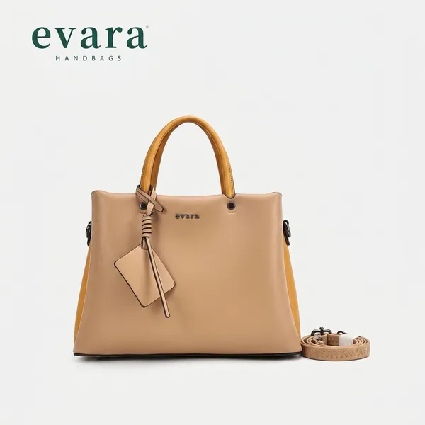 Beige_Vegan_Leather_Structured_Tote_Bag_for_Women