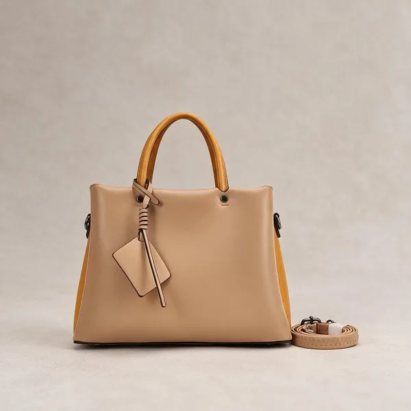 Beige_Vegan_Leather_Structured_Tote_Bag_for_Women
