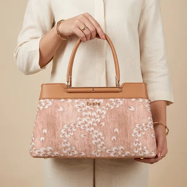 Beige_Embroidered_Floral_Handbag_For_Women