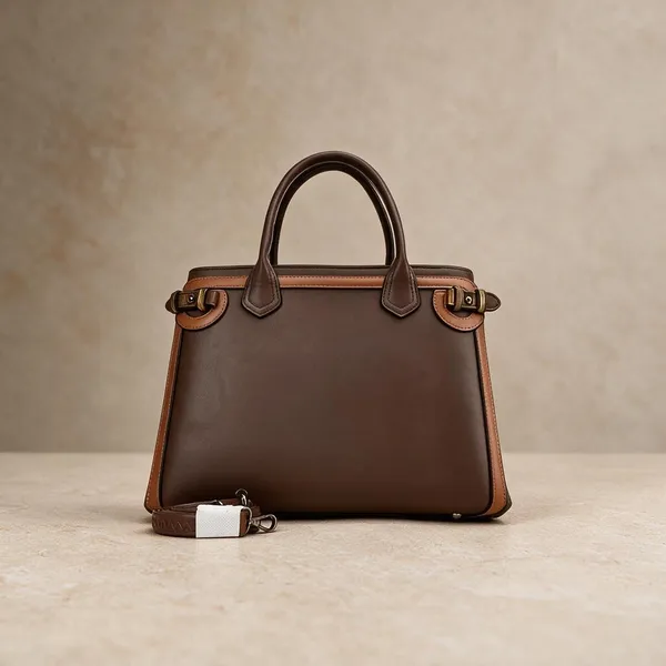 Evara_Brown_Structured_Handbag_With_Detachable_Strap