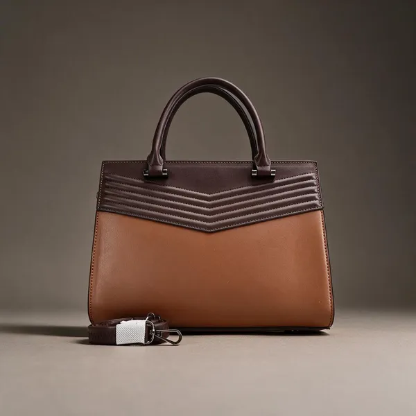 Brown_Tan_Structured_Chevron_Quilted_Handbag_for_Women